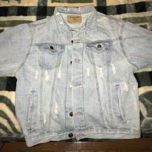 Distressed Jean Jacket